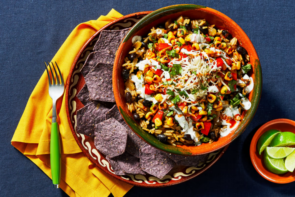 Veggie Burrito Bowls with Homemade Fresh Tomato Salsa - Bermy Recipe Box